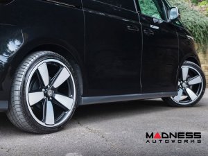 Volkswagen ID. BUZZ Custom Wheels - Kahn Design - Fukhs - Forged Alloy Wheels - 22" - Satin Black/ Diamond Cut